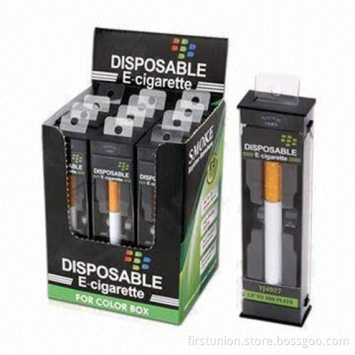 New Packing Disposable E-cigarettes, 12-piece of Color Box Packing, OEM Orders Welcomed